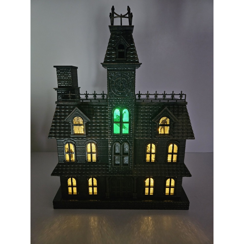 Halloween Haunted House Mansion LED Light Up Spooky Sound Decor Cracker Barrel